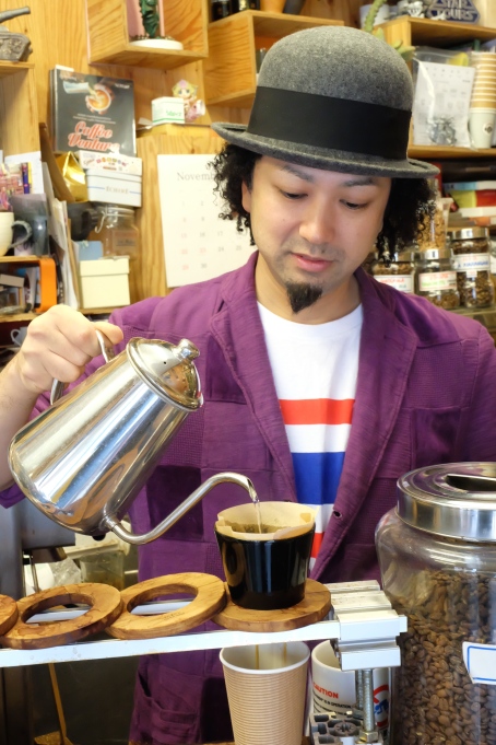 Mr. Hayashi of Arise Coffee Roasters